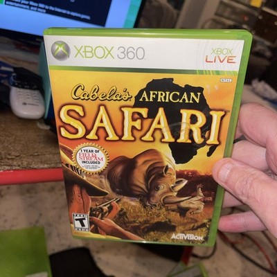 Cabela's African Safari (Microsoft Xbox 360, 2006) w/ Manual Tested Free Ship