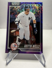 Topps 2026 Series 1 Purple Rainbow Foil Austin Wells Yankees /250 #220