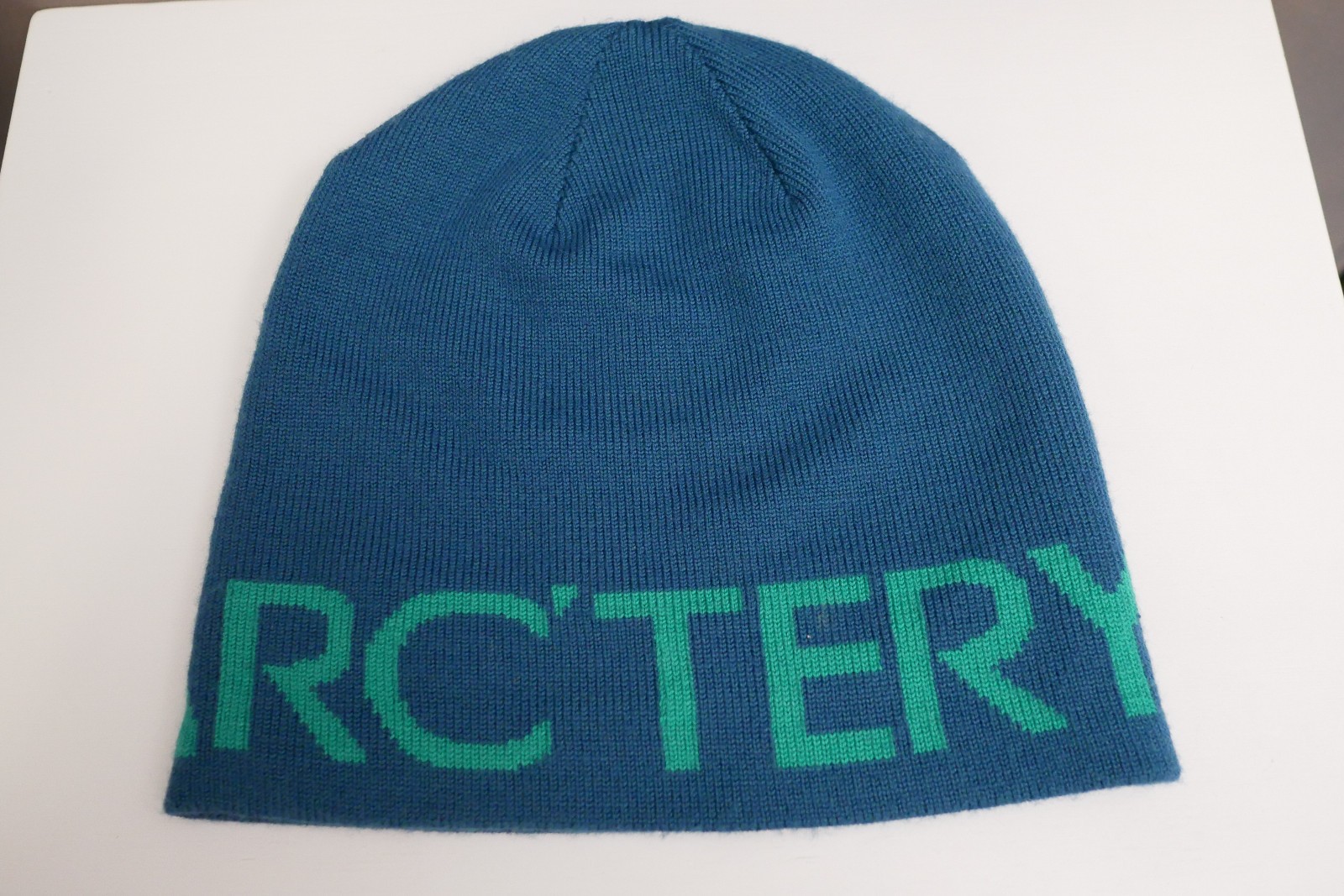 Berretto lungo unisex Arc'teryx testa di parola Toque blu azzurro