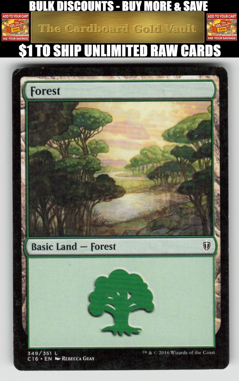 Magic_the_gathering Commander 2016 #349 Forest (349)