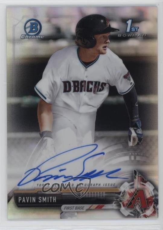 2017 Bowman Draft Chrome Pick Refractor 84/499 Pavin Smith #CDA-PS Auto 1h9h