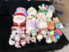 NWT Squishmallows Plush Lot 40 Pc Mixed Sizes Characters - All New with tags.