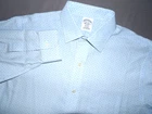 Brooks Brothers REGENT Non-Iron Polka Dot Button Up Dress Shirt Men's 16 - 32