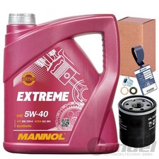 FILTER ÖLFILTER+MANNOL 5W40 ÖL passend für 1.2 RENAULT TWINGO KANGOO CLIO 2