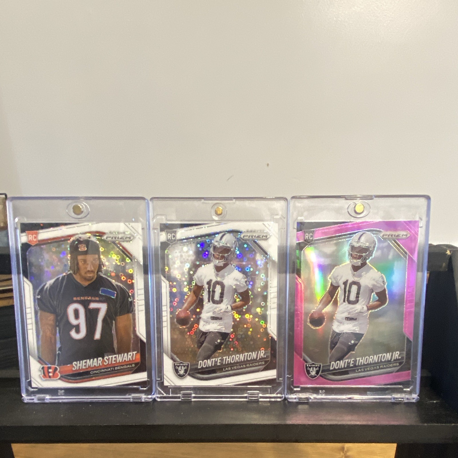Panini Prizm 2025 Rookie NFL Football Card Lot 3 Shemar Stewart #344 #369