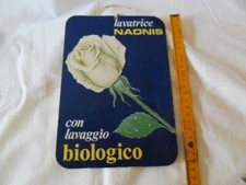 Naonis lavatrice cartoncino pubblicitario