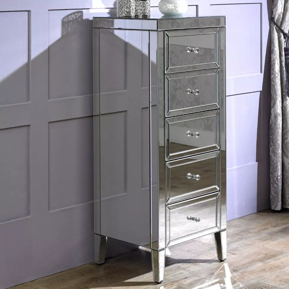 Mirrored cheap storage drawers