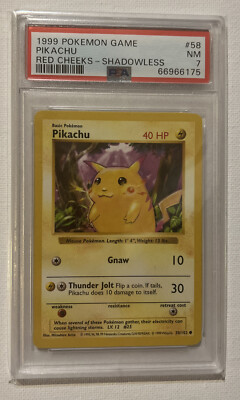 【PSA8】ピカチュウ 英語版 1st 初版 Yellow Cheeks PSA8】ピカチュウ 英語版 1st 初版 Yellow Cheeks - メルカリ