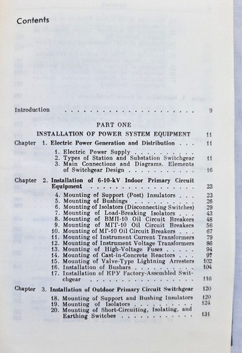 Switchgear Installation by M. I. Kireyev & A. I. Kovarsky, Mir Publishers, 1988 - Picture 4 of 11