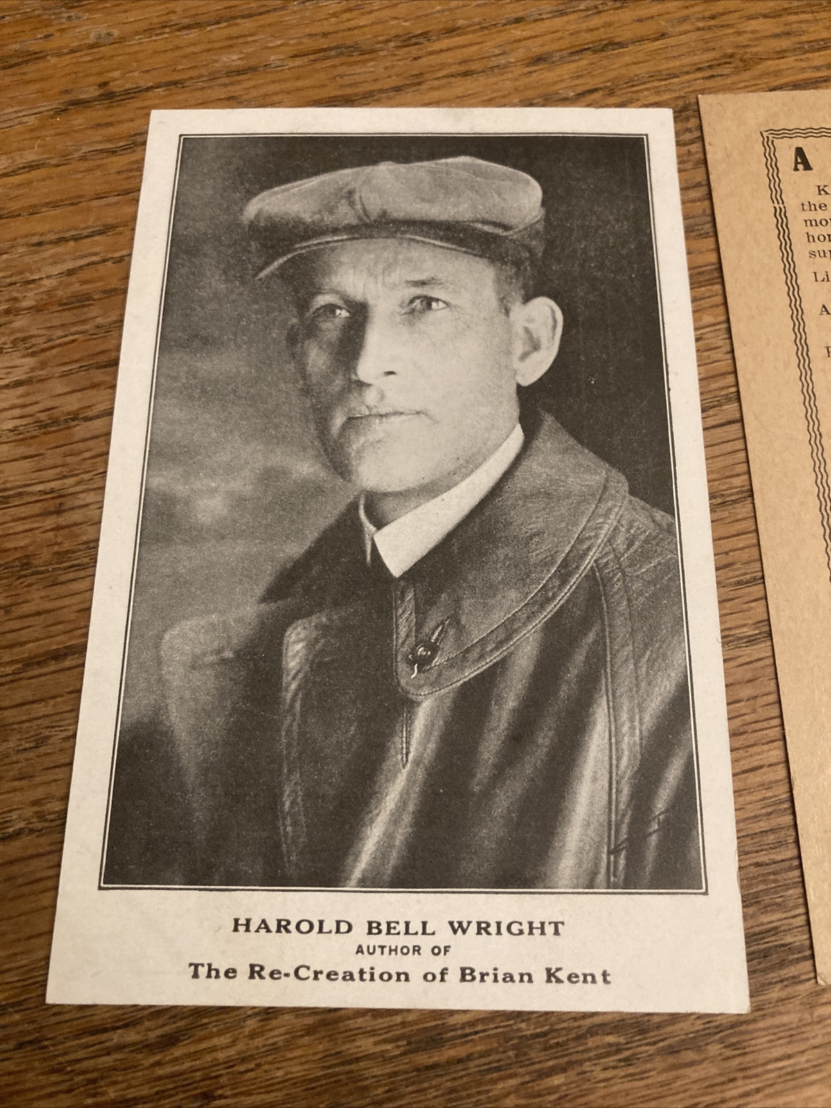 The ReCreation of Brian Kent Postcard AJ Westcott Books Massena NY