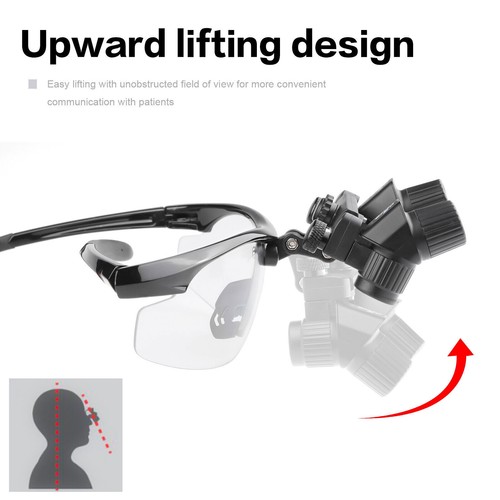 4.0 X 450mm Ergonomic Dental Medical Ergo Loupes + 5W LED Surgical Headlight ENT - Picture 19 of 20