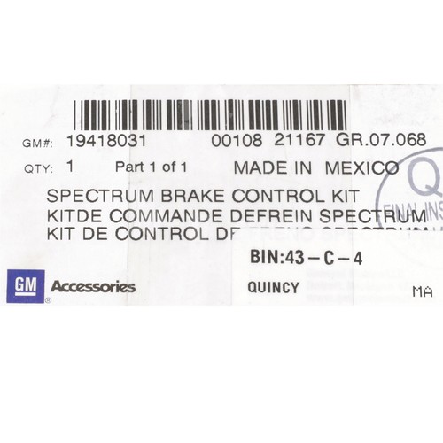 OEM NEW 19-25 Cadillac Chevrolet GMC Trailer Brake Controller Module 19418031 - Picture 4 of 4