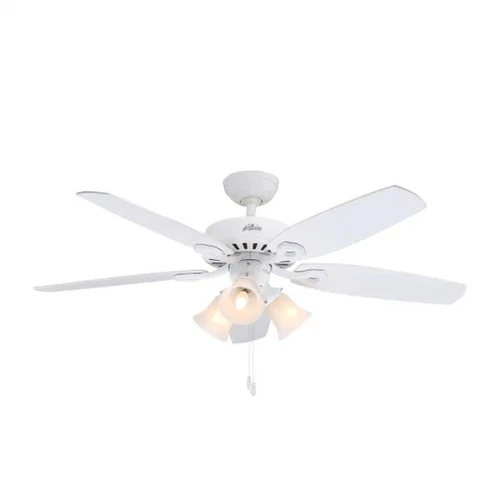 Hunter Fan Company - Builder Plus Ceiling Fan with Lights - Snow White - Picture 5 of 10