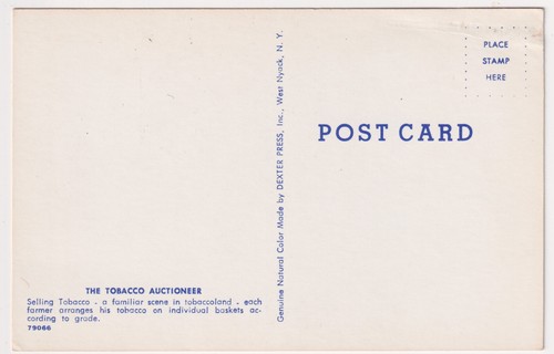 TOBACCO AUCTIONEER PUBLISHED BY DEXTER PRESS, WEST NYACK, NEW YORK, IN 1954 - 第 2/2 張圖片