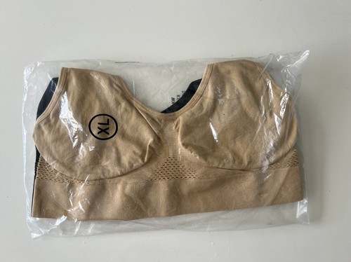 2-Pack Women's Seamless Wireless Cooling Unpadded Comfort Bra Size XL - Picture 8 of 8