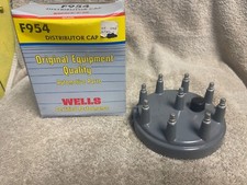 NOS WELLS F954 FORD GRAY DISTRIBUTOR CAP