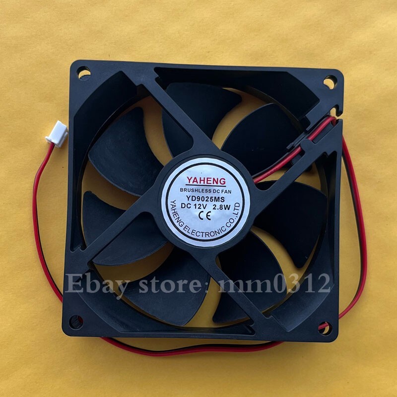 YAHENG YD9025MS DC12V 2.8W 9CM 2-Wire Cooling Fan | eBay