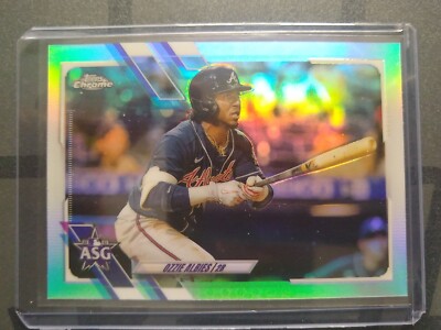 OZZIE ALBIES 2021 Topps Chrome Update Series All Star Game