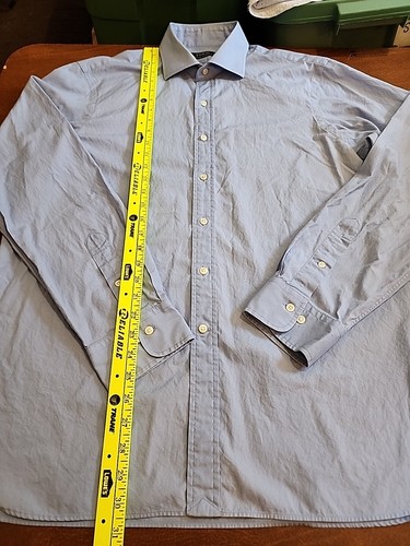 Polo Ralph Lauren hellblaues Hemd Herren 17 36-37 L/S RN # 41381 EUC GB3 - Bild 7 von 9