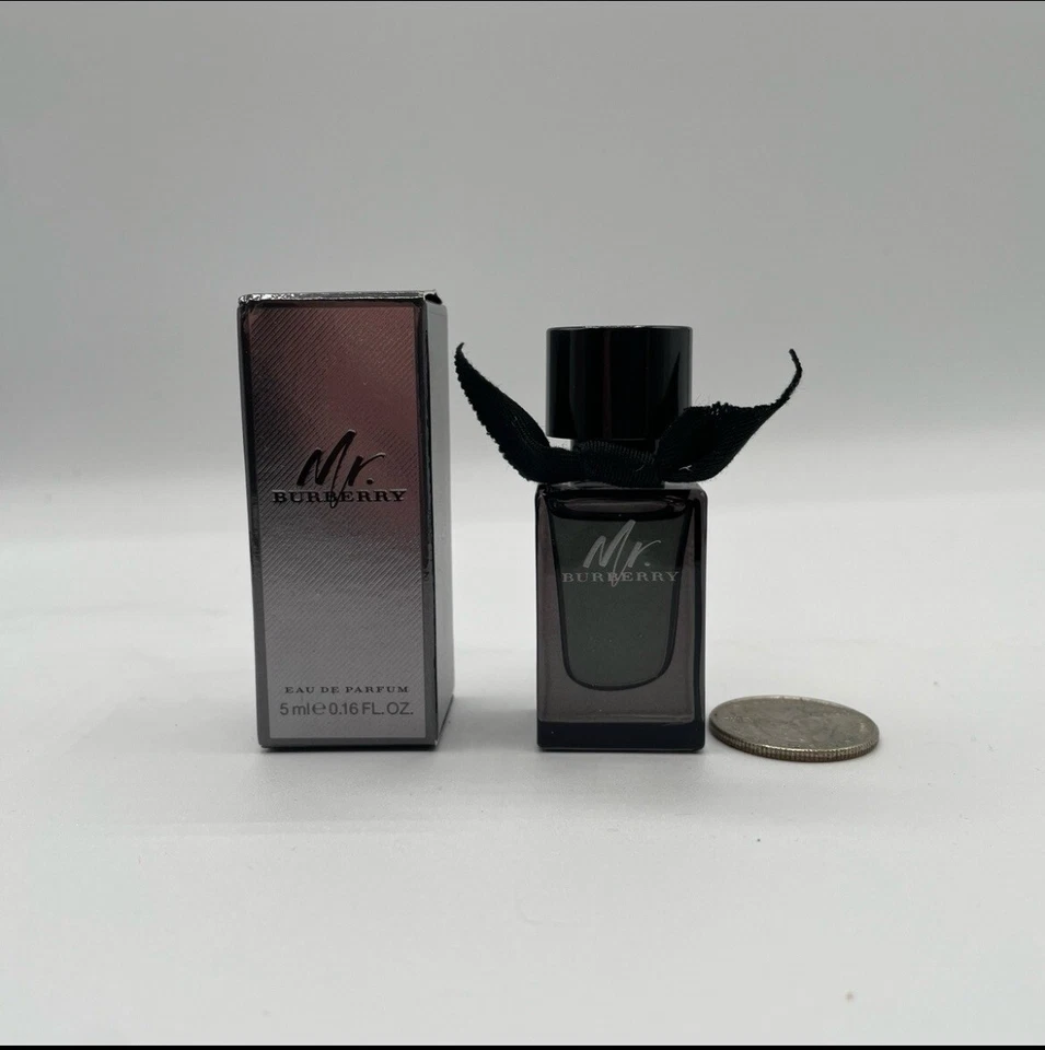 Mr. Burberry Eau De Parfum Hombre Mini ~ 0.16 oz / 5 ml Foto 2 de 4
