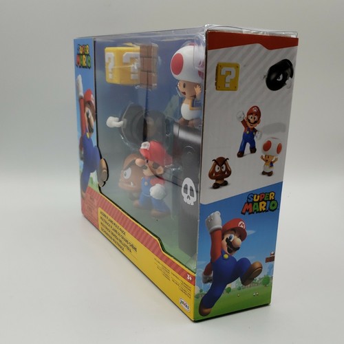 World of Nintendo Super Mario Acorns Plains Diorama Gift Set Brand Sealed SM01 - Picture 2 of 12