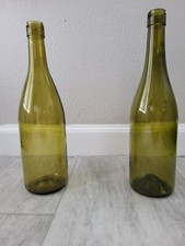 Decorative Wine Bottles - Green - pack of 2