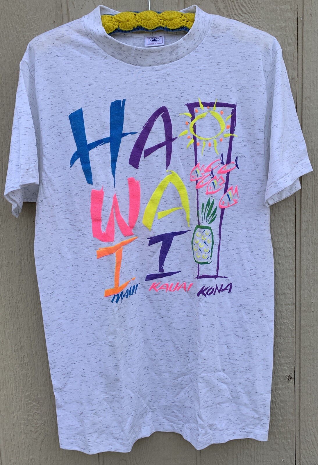 Vintage Hawaii Maui Kauai Kona T-Shirt 80s 90s Ne… - image 6