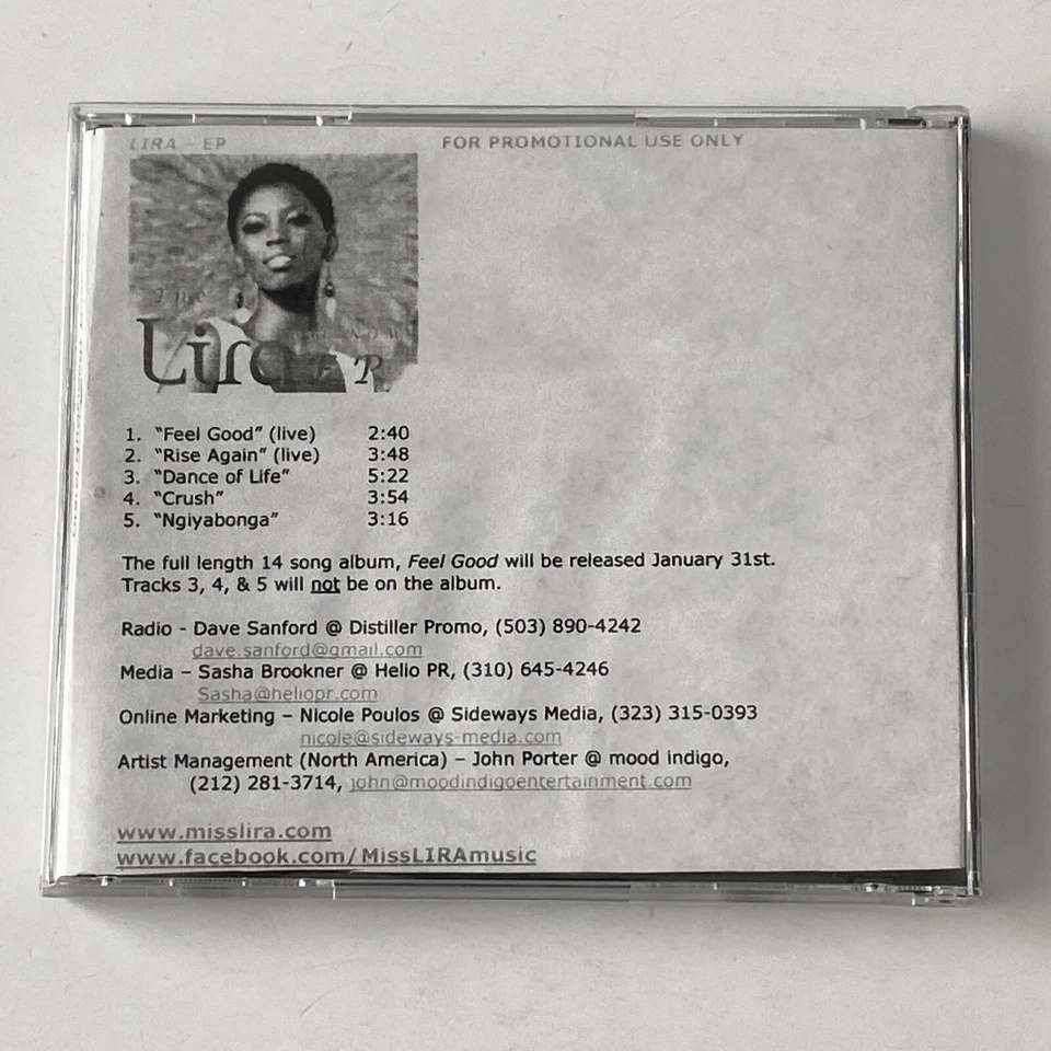 LIRA - EP (2011 Radio Station CD) South African Music Pop Foto 2 de 4