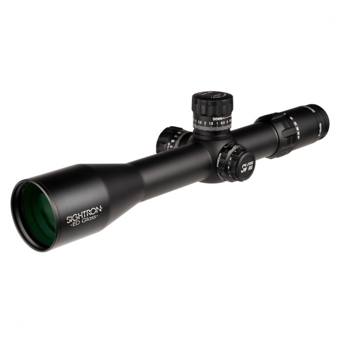 Sightron SVIII ED 5-40X56 FFP Zero Stop 0.1 Mrad Illuminated MH-6 Rifle Scope