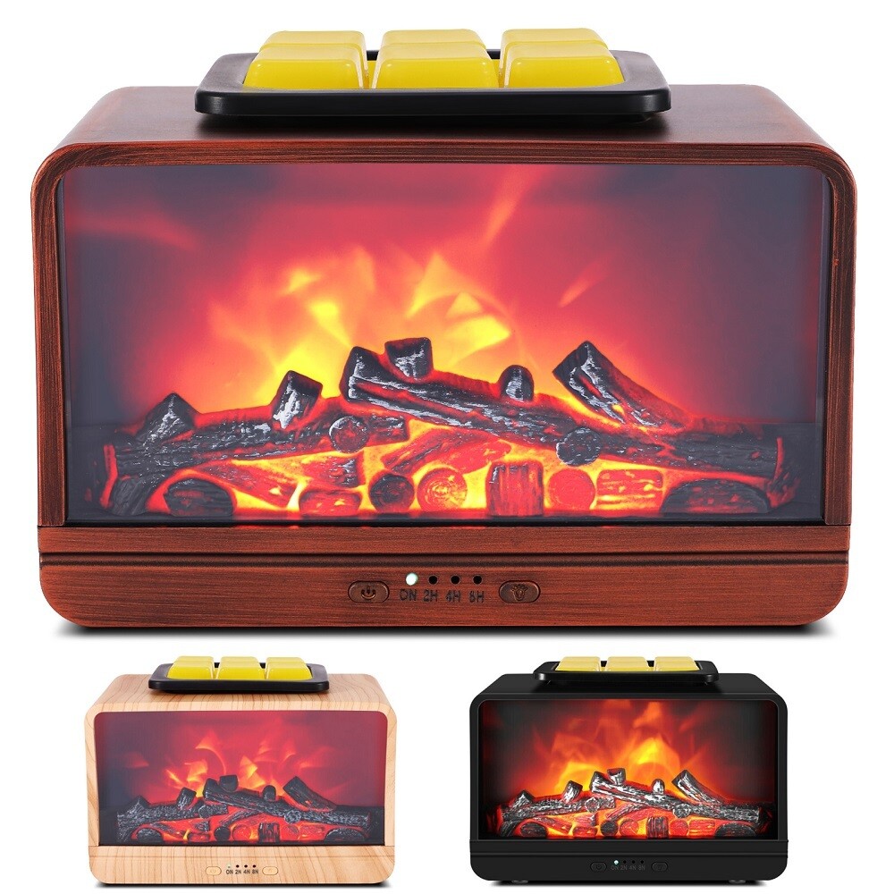 Electric Wax Melt Warmer Burner LED Aroma Light Essential Oil Burner Aroma Lamp-image