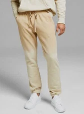 $40 And Now This Men's Beige Ombré Fleece Jogger Sweatpants Pants Size M