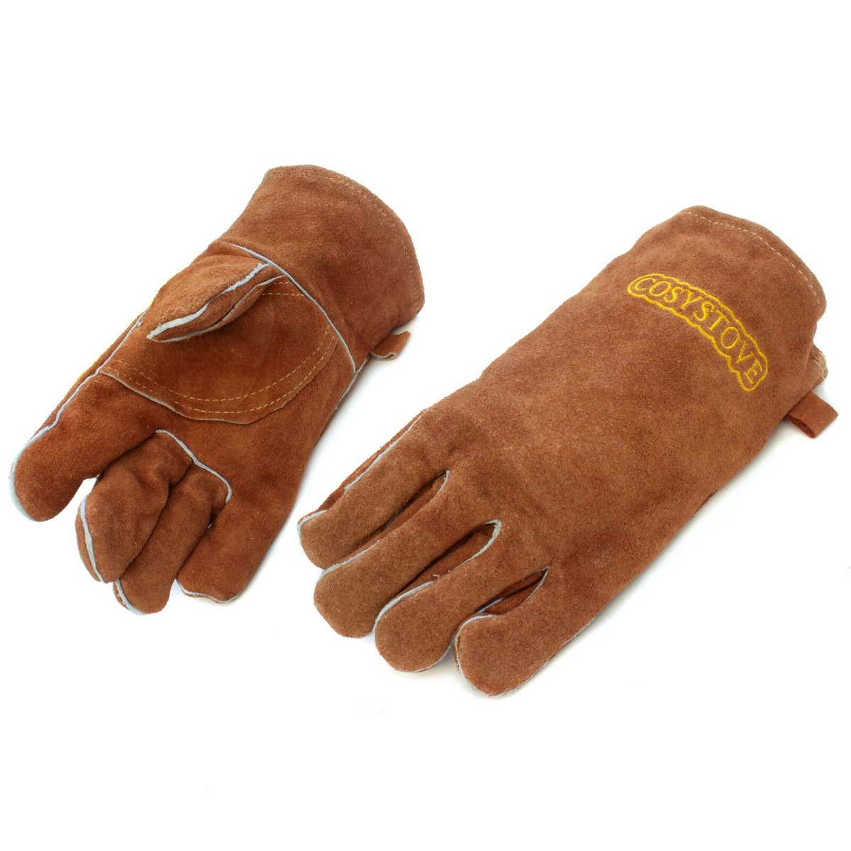 Cosystove Stove Gloves Woodburning Heat Resistant Burner Gauntlets Pair Log  Fire | eBay