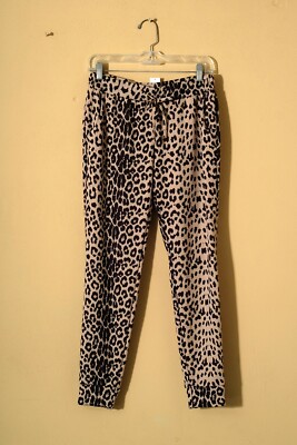 NWT Size XS/S Short Sweet Pea Staci Frati for NY&C Leopard Animal Loungewear 