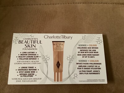 NEW CHARLOTTE TILBURY Beautiful Foundation Sample Card