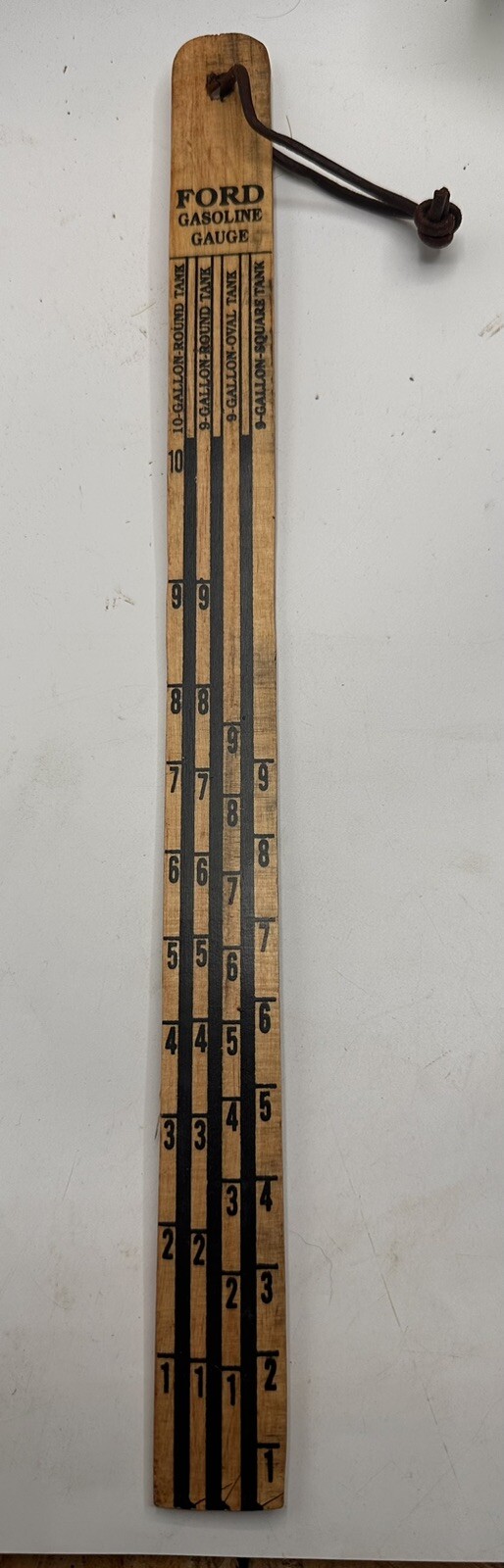 Ford 1926, 1928 Wood Gas Tank Gauge Stick 9 Gal. Model T Oval Tank 15” Long eBay