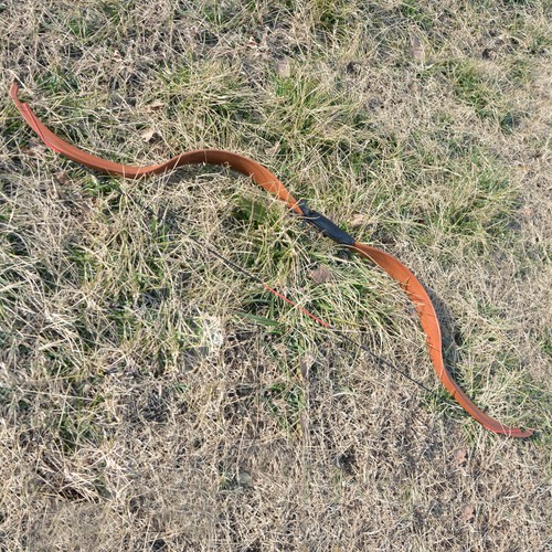 Archery Traditional Recurve Bow 20lbs Takedown Mongolian Longbow Hunting Target - Picture 2 of 26