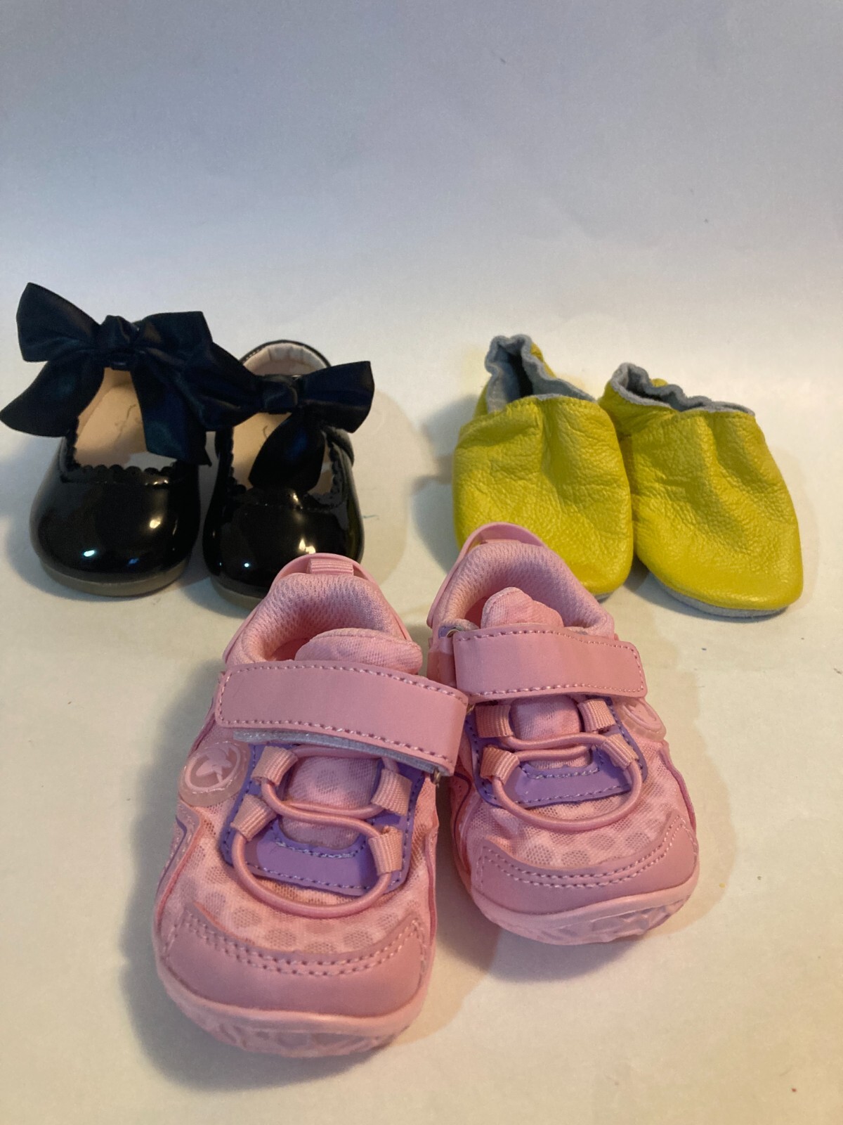Felt Bottom Patent Leather Sneakers