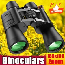 High Power Military 10-180x100 HD Binoculars Day/Night Zooming Hunting Telescope