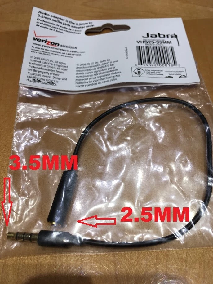 3x 3,5 mm macho a 2,5 mm hembra estéreo micrófono audio auriculares conector adaptador convertidor Foto 2 de 2