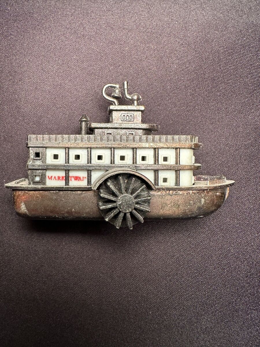 Bronze Metal Steamboat Replica Novelty Toy Pencil Sharpener Bronze Metal Steamboat Replica Novelty Toy Pencil Sharpener
