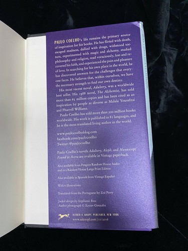 The Spy by Paulo Coelho - Hardcover 2016 First Edition - Picture 10 of 11