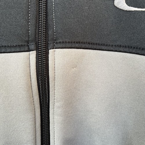 Chaqueta Oakley para Hombre con Cremallera Completa Talla Grande Negra y Gris Forrada de Lanza Dos Tonos *Leer - Imagen 6 de 13