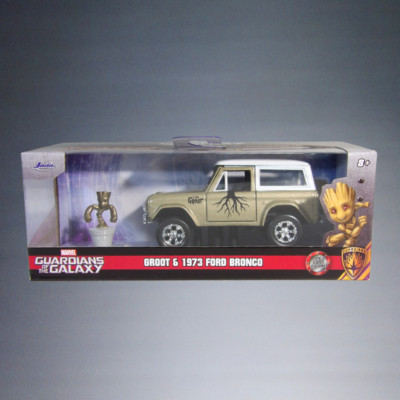 JADA MARVEL GUARDIANS OF THE GALAXY GROOT&1973 FORD BRONCO DIE CAST VEHICLE SET