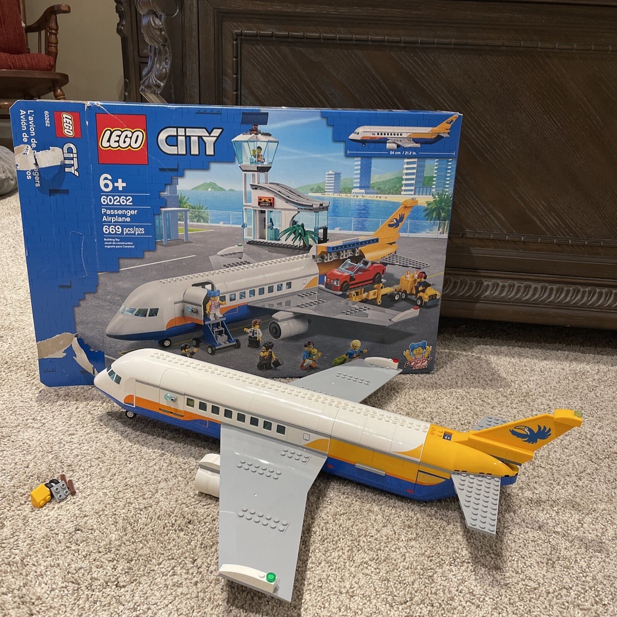 LEGO Passenger Airplane City Airport Ready To Ship