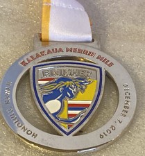 2019 KALAKAUA MERRIE MILE HONOLULU HAWAII  FINISHERS MEDAL