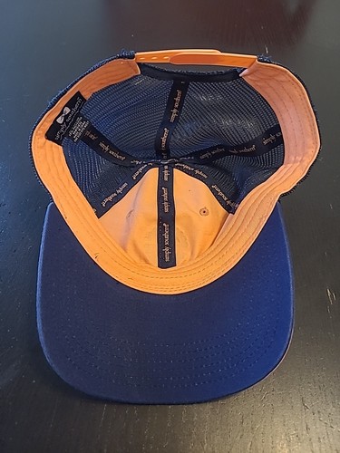 Simply Southern Snapback Hat Orange Blue Cap - Picture 4 of 5