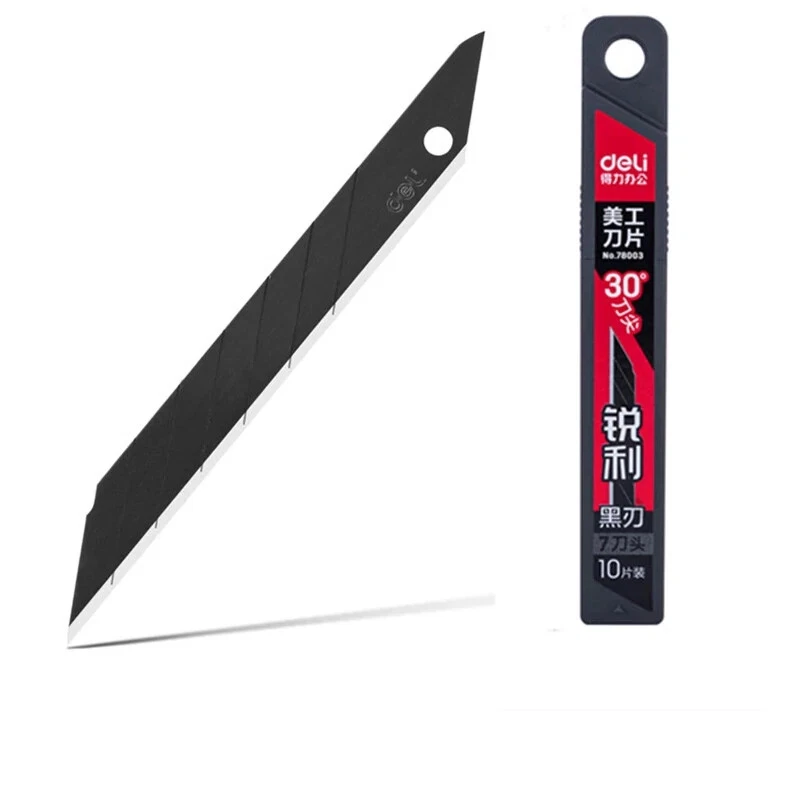 30° Grad Ersatzklinge für CUTTERMESSER Folienmesser, 9mm  blade knife Black SK5 - Bild 4 von 4