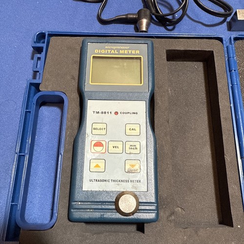 TM-8811 Digital Ultrasonic Wall Thickness Meter Tester Testing Gauge W/Case - Picture 2 of 14