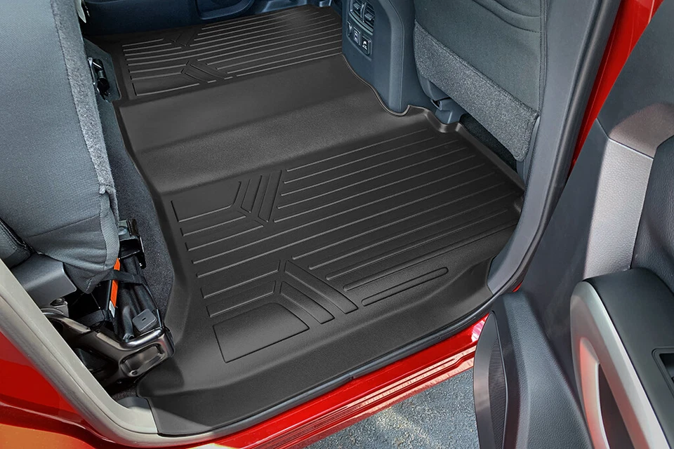 SMARTLINER Floor Mats 2 Row Liner Set 2017-2022 Nissan Titan | Titan XD Crew Cab - Imagem 4 de 4