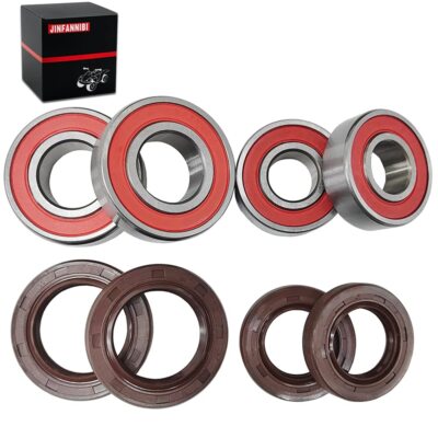 Front Wheel Bearings & Seals Kit for Yamaha Raptor 125 250 350 660 700 2004-2023